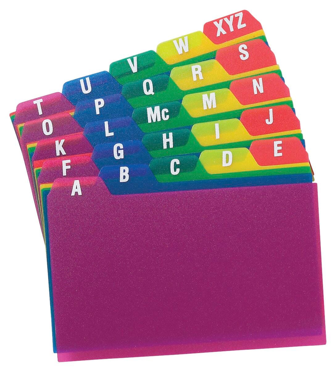 Index Card Guides, Index Card Storage , Item Number 076045